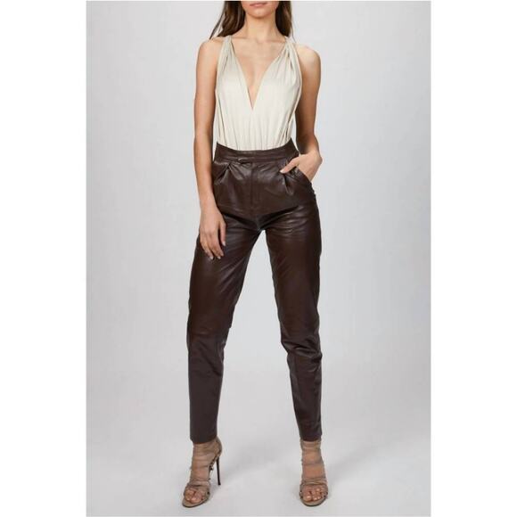 Zeynep Arcay Helen Bodysuit In Limestone - Picture 8 of 12